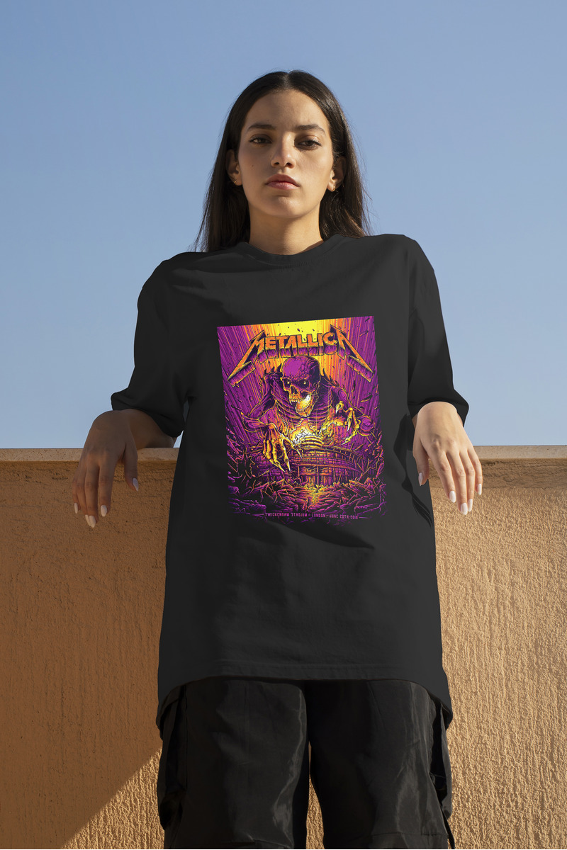 Remera: Metallica Twickenham Stadium Memoestampados - Imagen 3