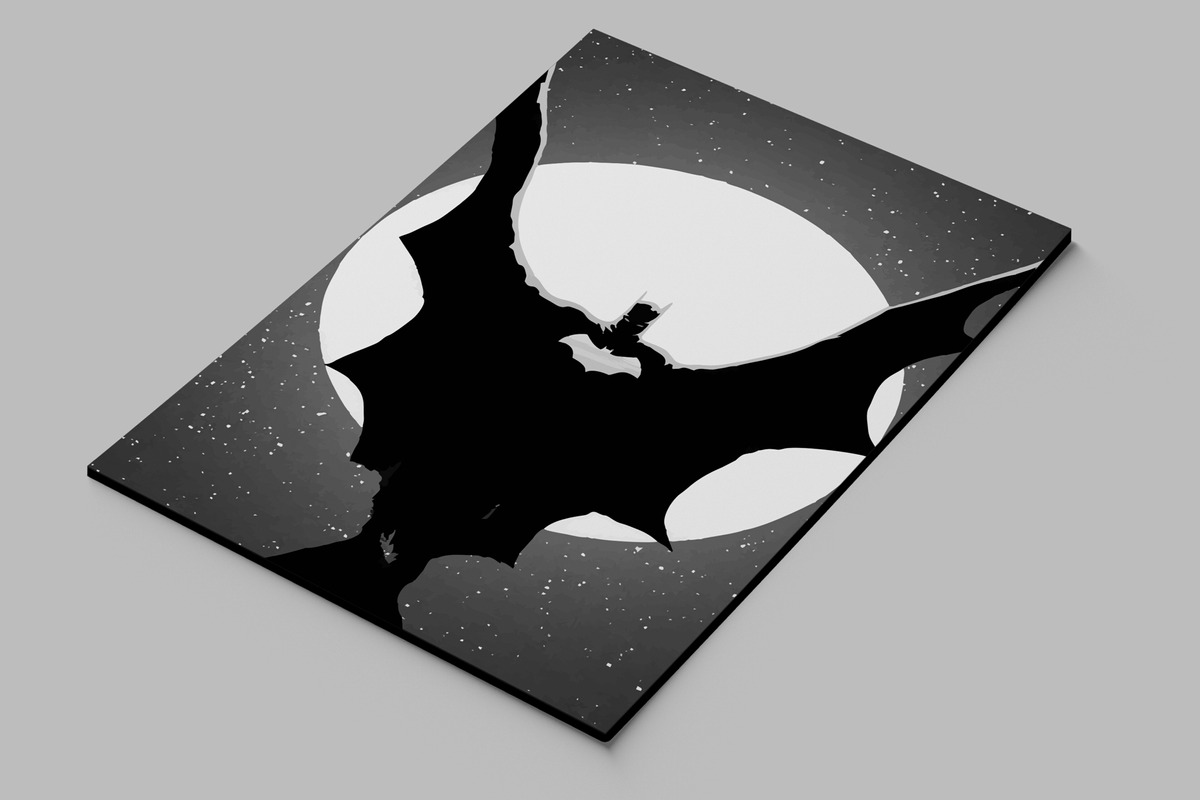 Cuadro Batman 514 70x100 Mdf Memoestampados - Imagen 2