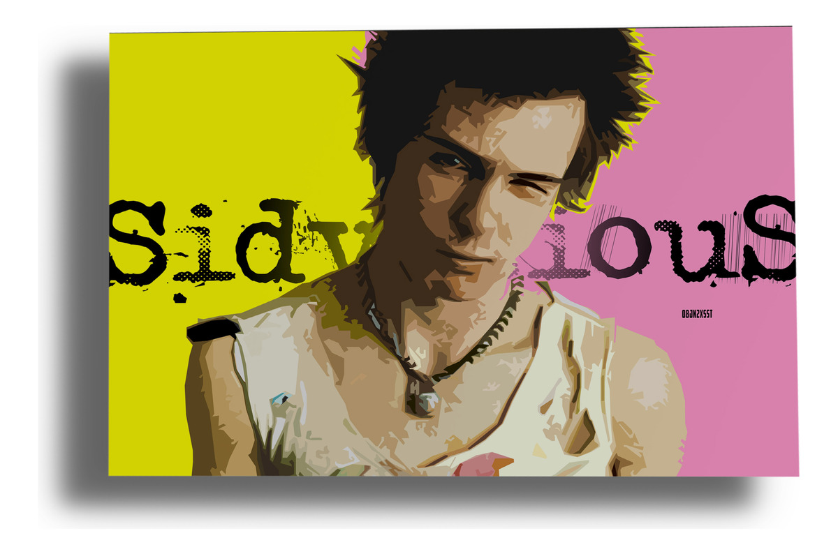 Cuadro Sex Pistols 431 50x70 Lienzo Memoestampados