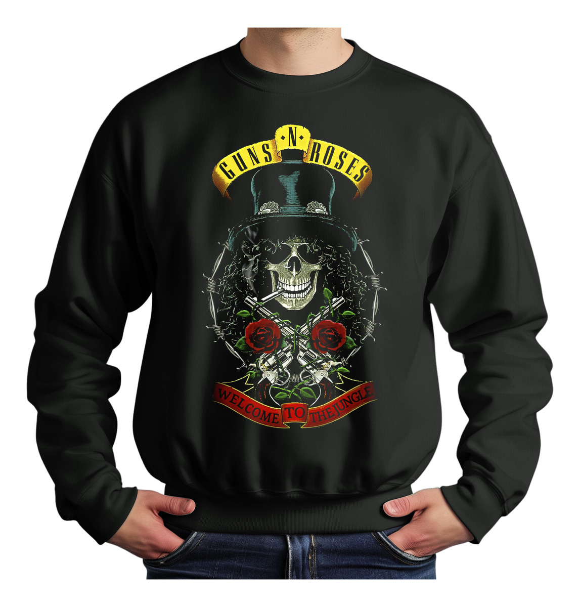 Buzo Guns And Roses Galera Memoestampados - Imagen 3