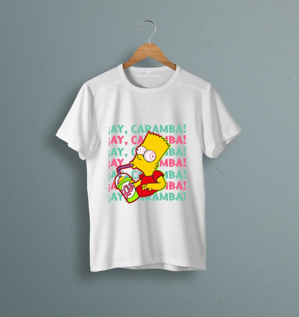 Remera: Bart Ay Caramba Memoestampados - Imagen 24