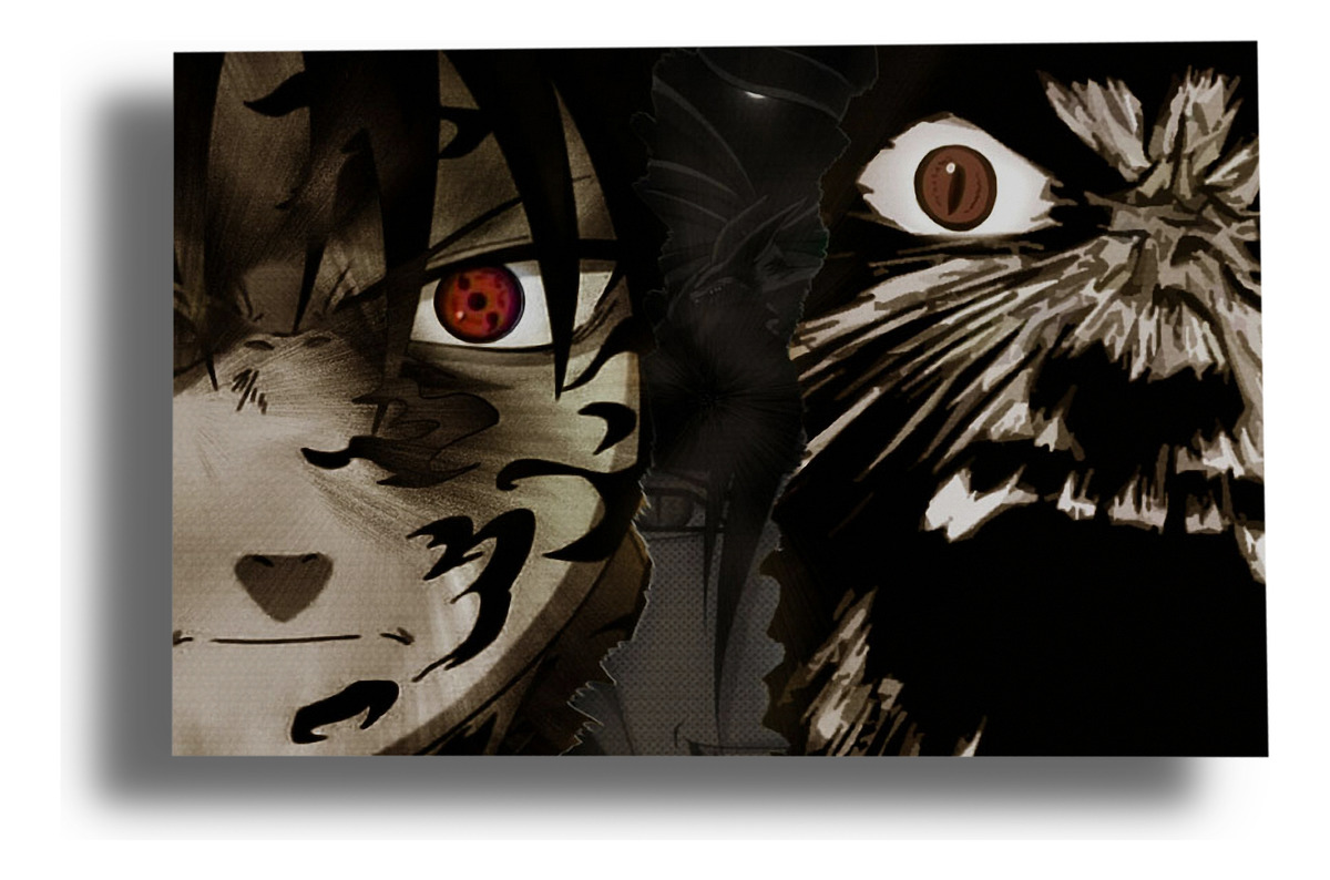 Cuadro Naruto 453 70x100 Mdf Memoestampados