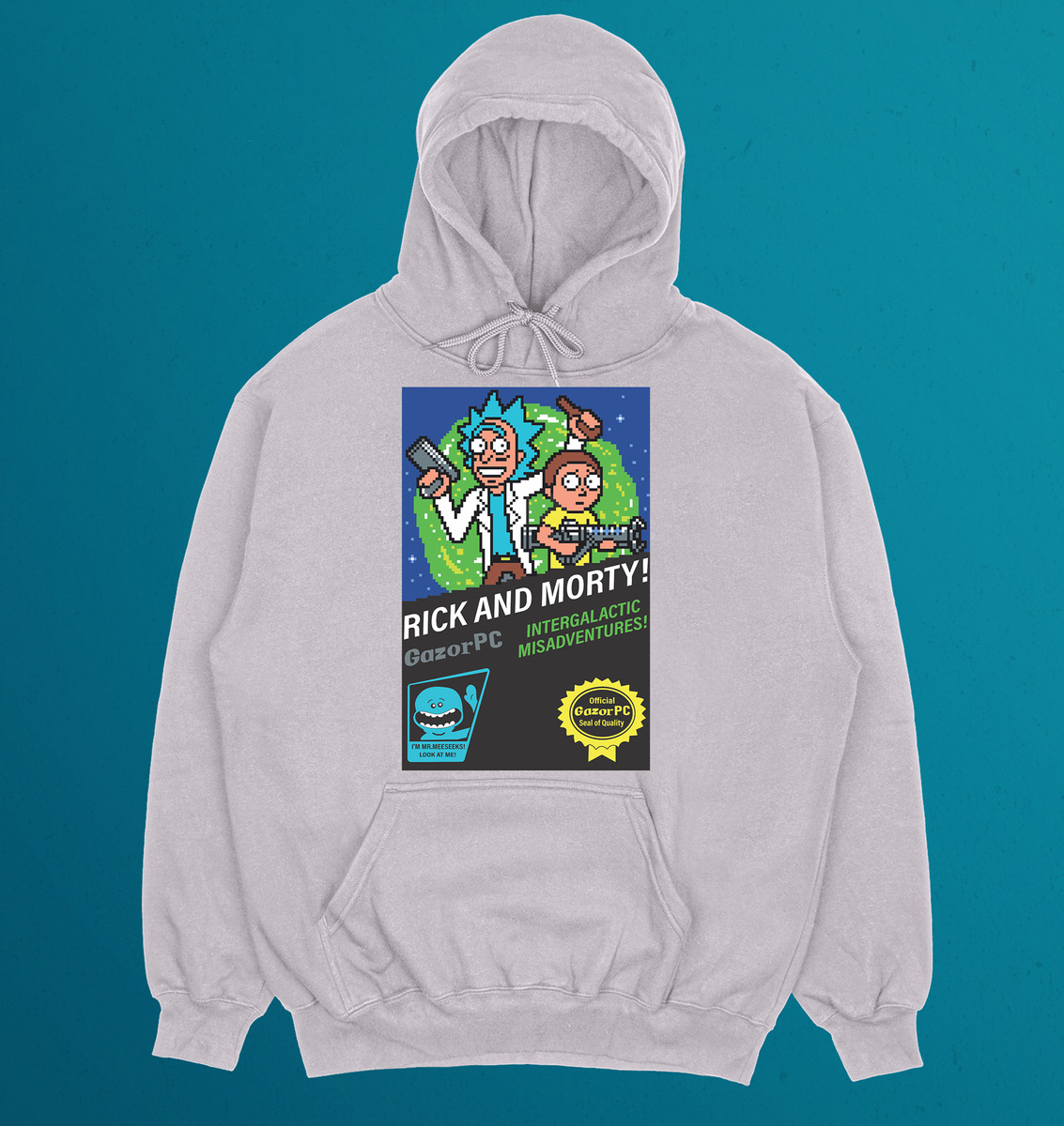 Canguro Pixel Rick Y Morty Memoestampados - Imagen 15