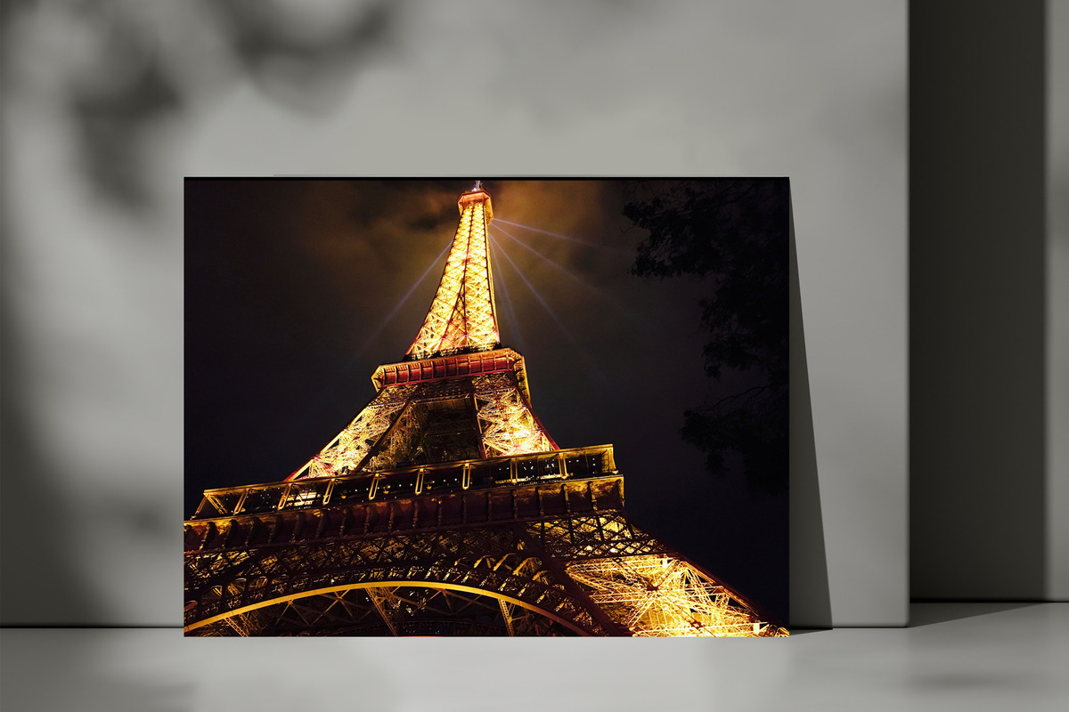 Cuadro Paris Torre Eiffel 40x53 Mdf Memoestampados - Imagen 3