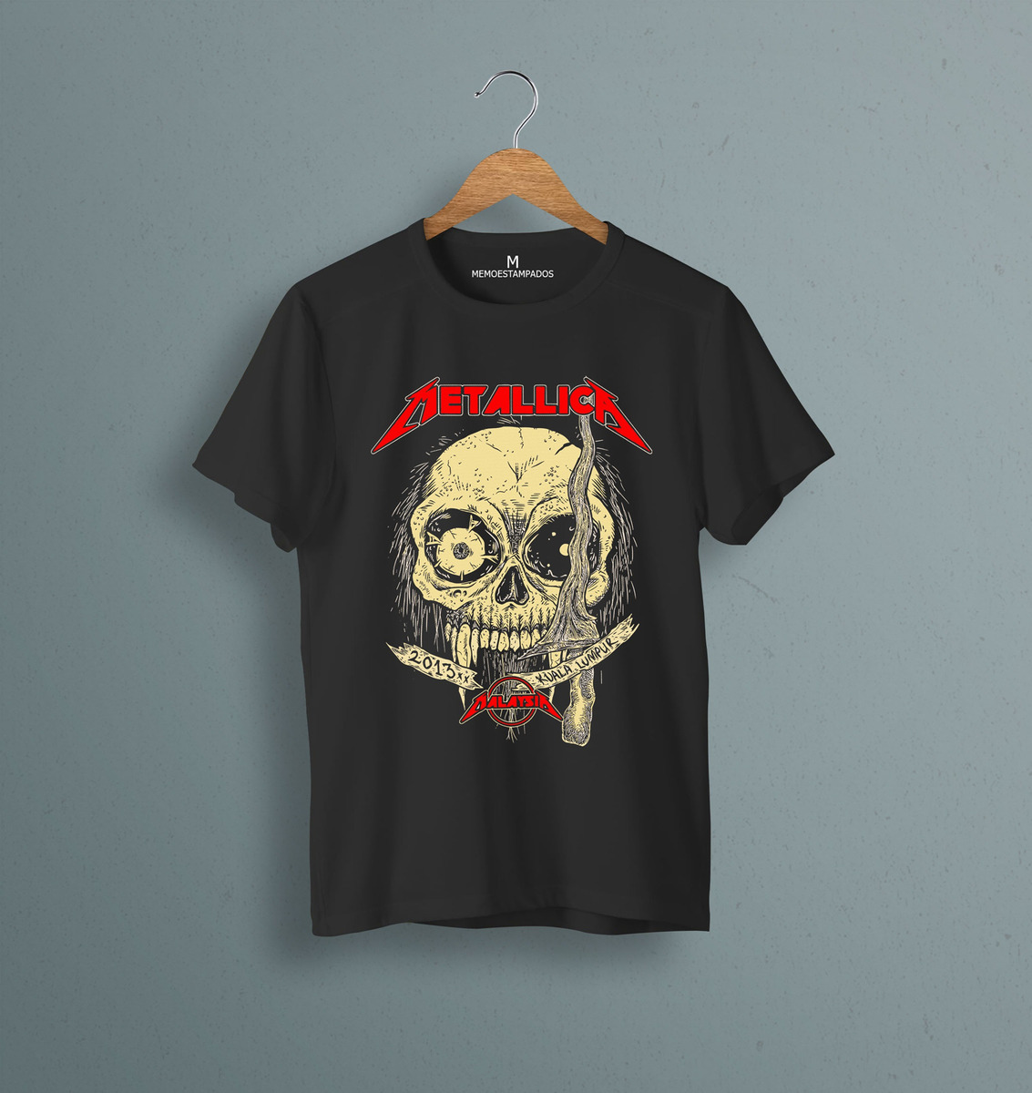 Remera: Metallica Malaysia 2013 Memoestampados - Imagen 5