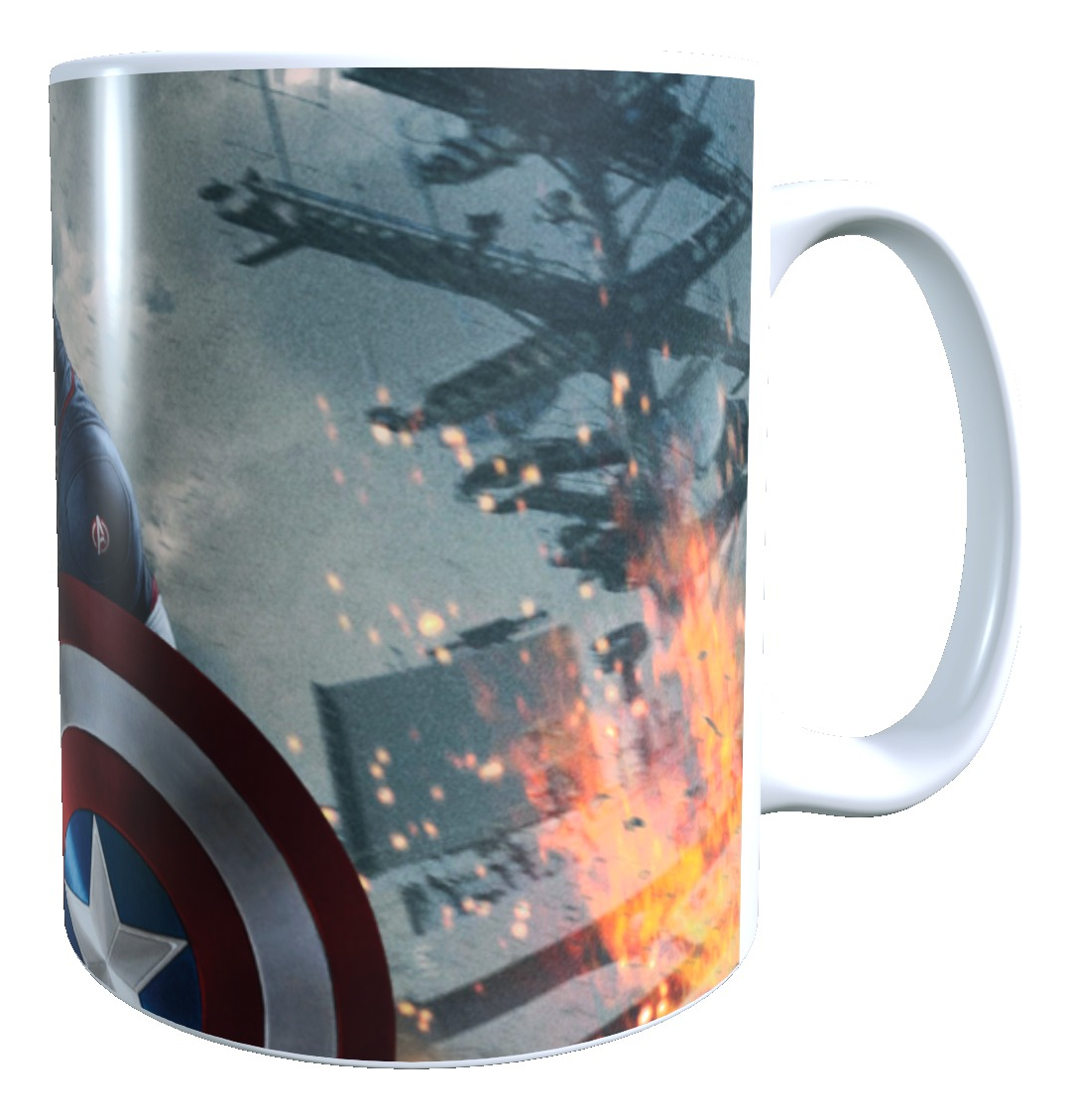 Taza Personalizada Diseño Capitan America 130 - Imagen 3
