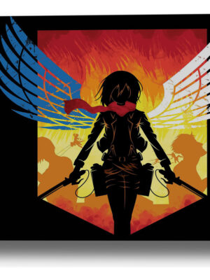 Cuadro Shingeki No Kyojin 494 70x100 Mdf Memoestampados