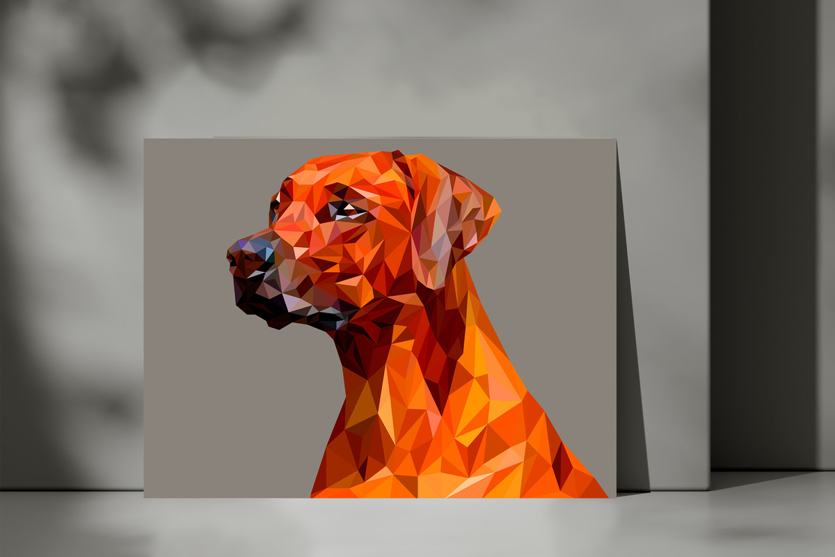 Cuadro 322 Dog 70x100 Mdf Memoestampados - Imagen 3