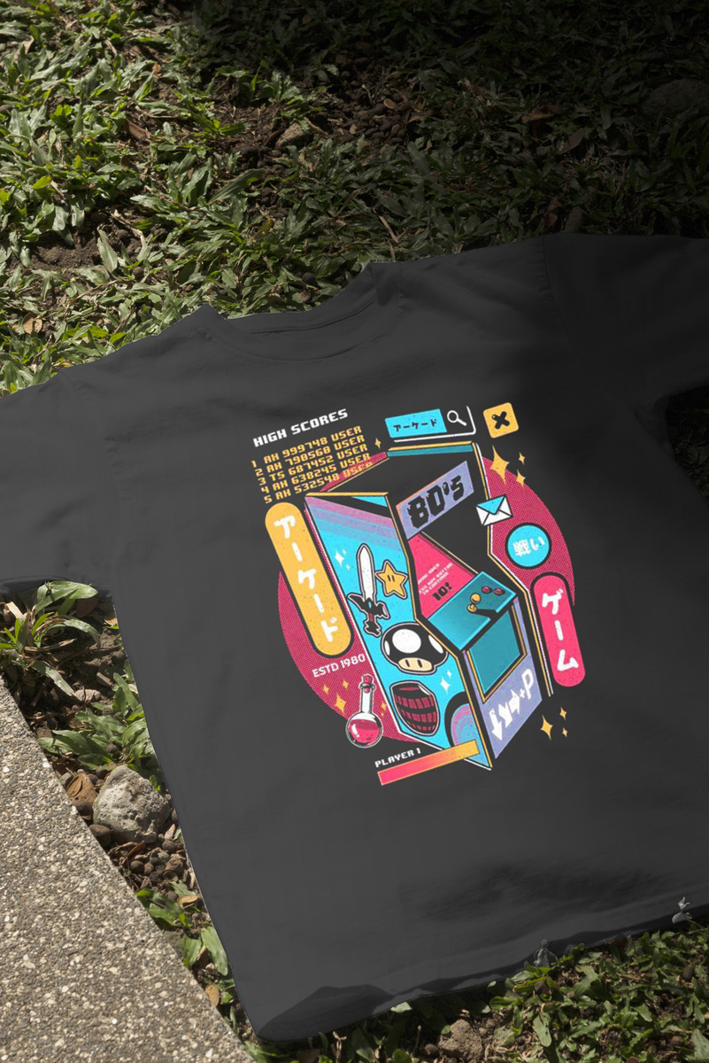 Remera: 80`s Arcade Memoestampados - Imagen 4