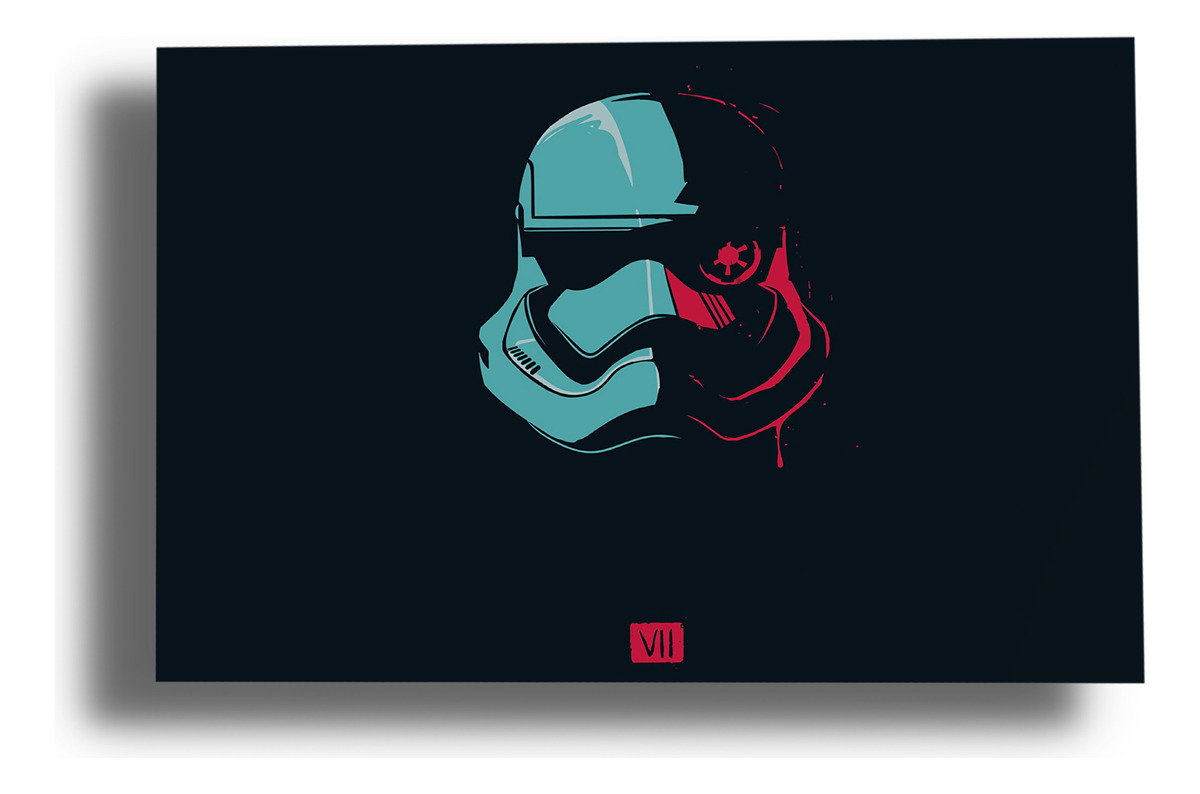 Cuadro Darth Vader Star Wars 112 40x53 Mdf Memoestampados