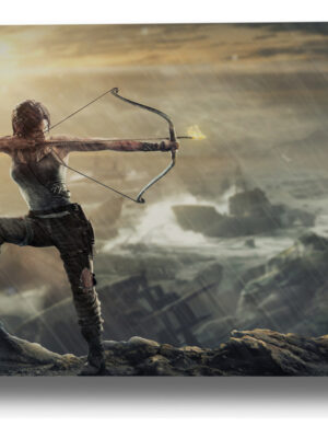 Cuadro 321 Tomb Raider 70x100 Mdf Memoestampados