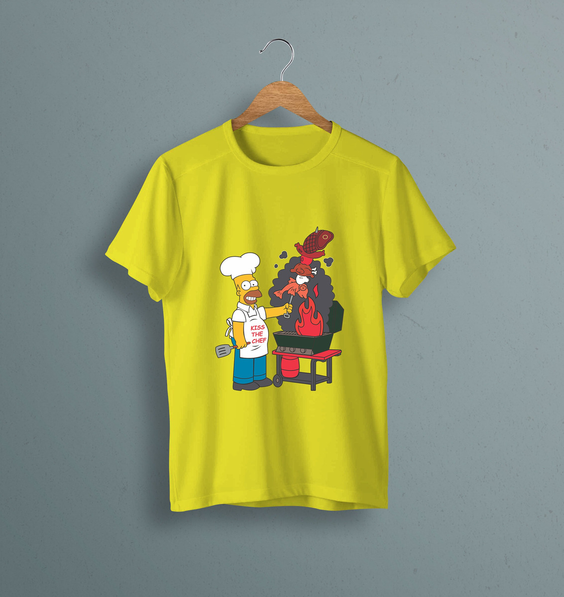 Remera: Kiss The Chef Homero Memoestampados - Imagen 19
