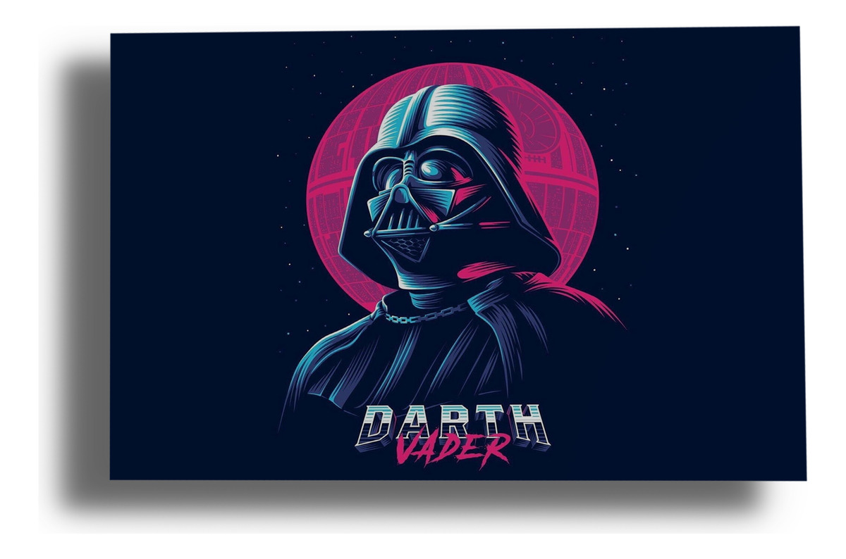 Cuadro Darth Vader Star Wars 111 70x100 Mdf Memoestampados