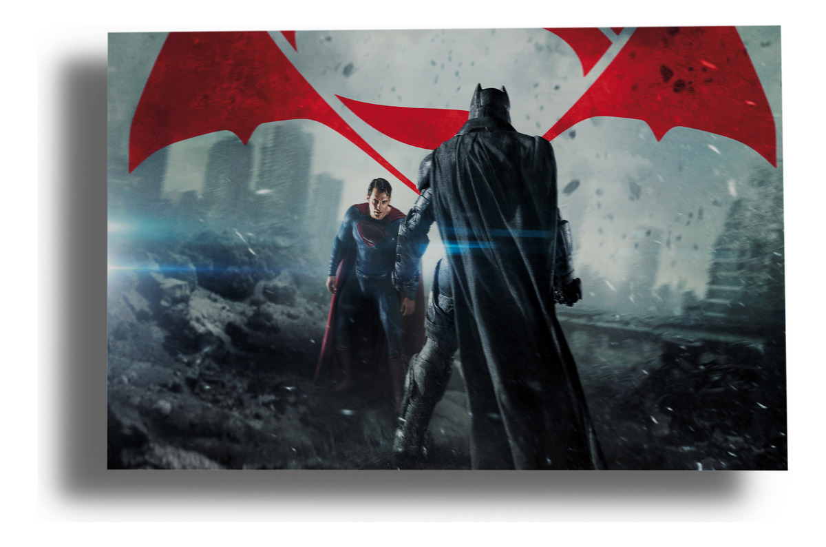 Cuadro Batman Vs Superman 339 70x100 Mdf Memoestampados