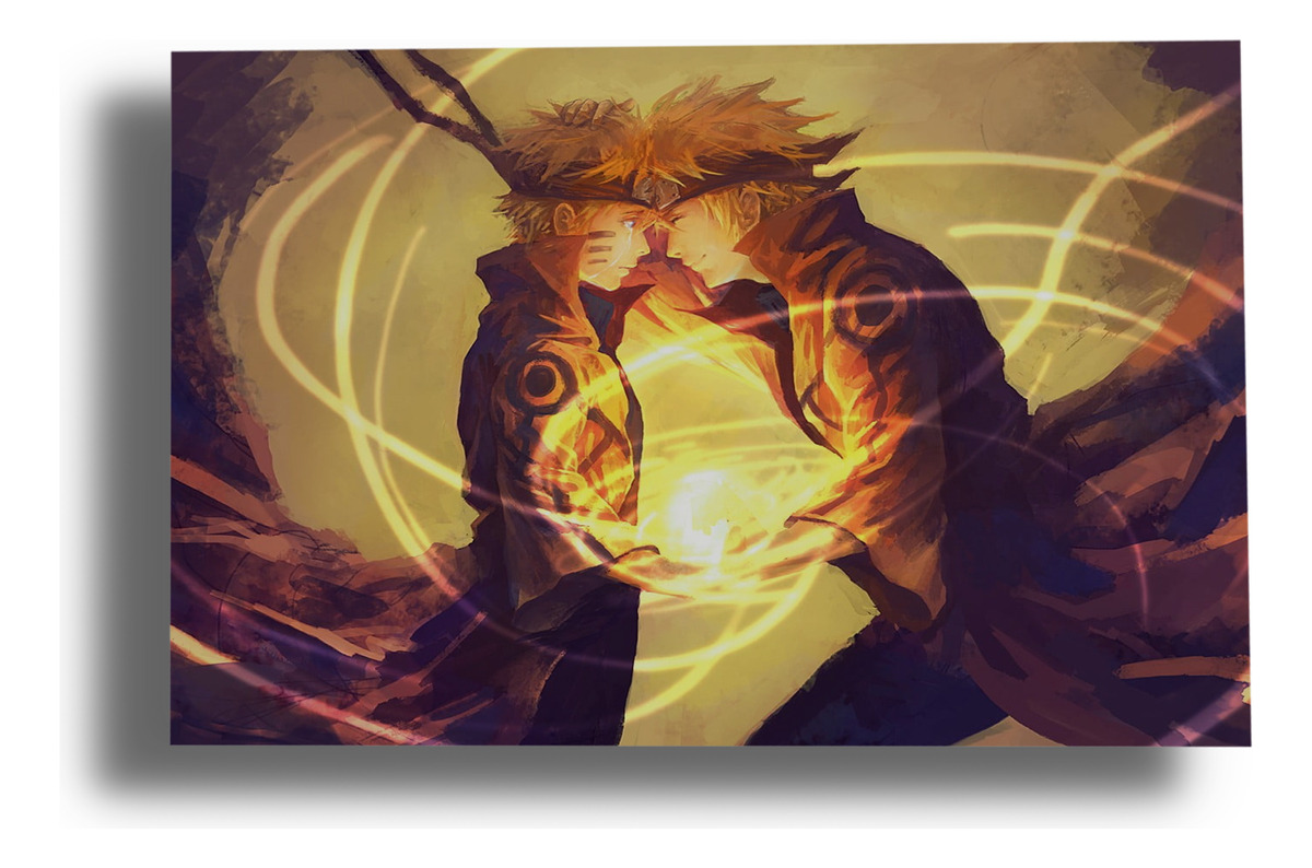 Cuadro Naruto Uzumaki Shippuuden 11 40x53 Mdf Memoestampados