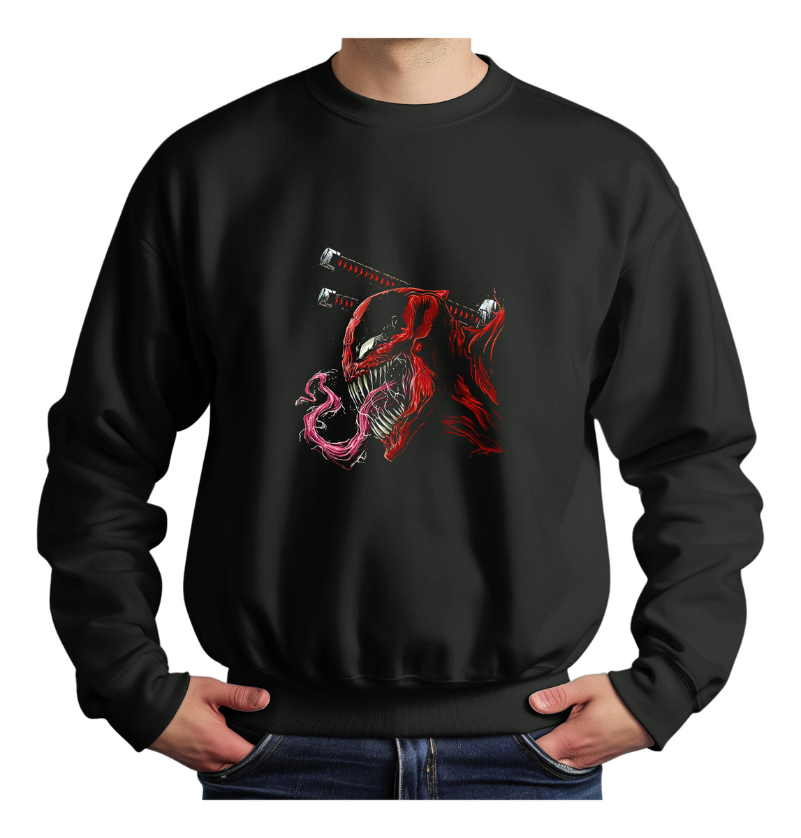 Buzo Deadpool Venom Memoestampados - Imagen 3