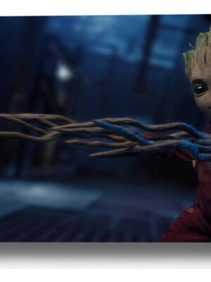 Cuadro Baby Groot Guardianes 72 40x53 Mdf Memoestampados