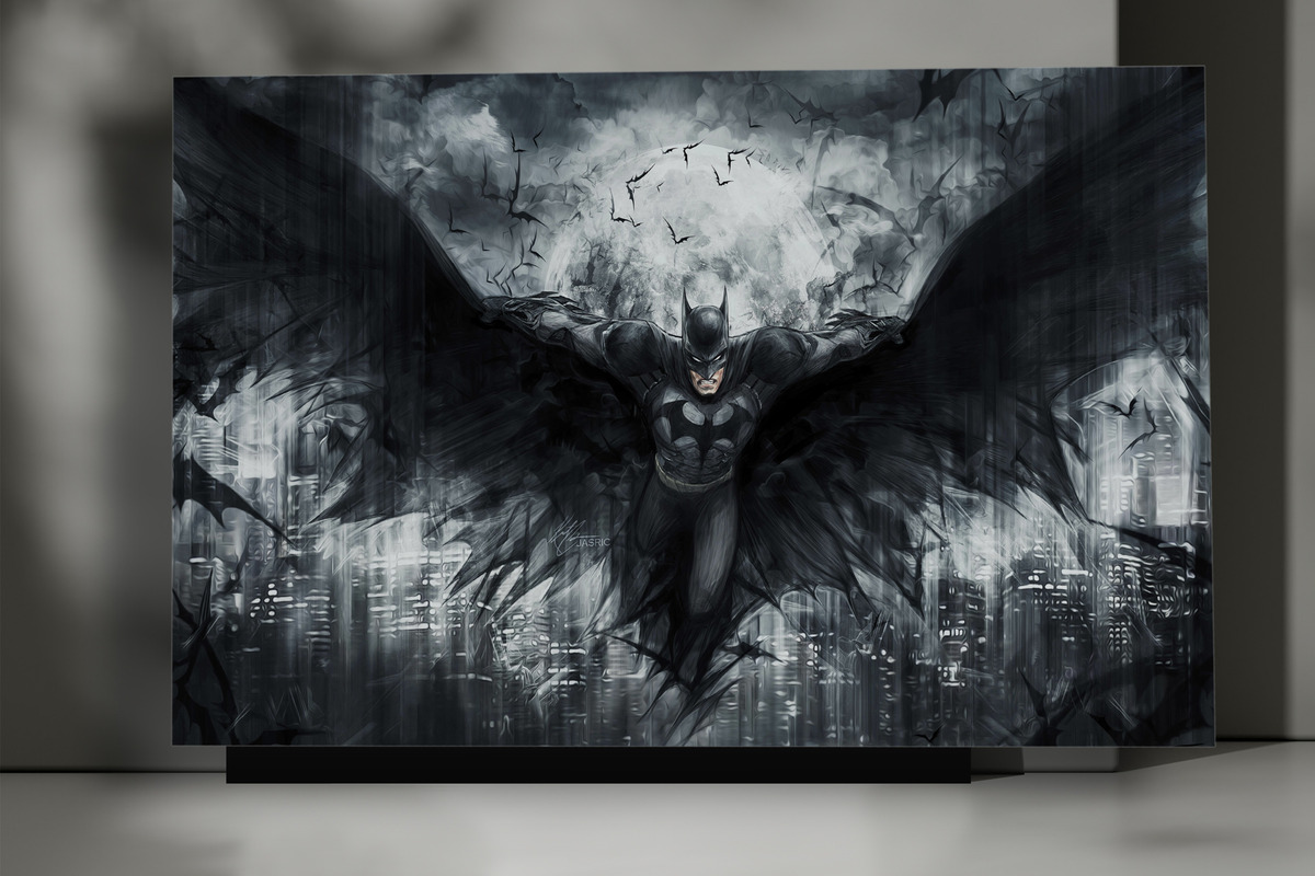 Cuadro Batman Dc Comics 81 70x100 Mdf Memoestampados