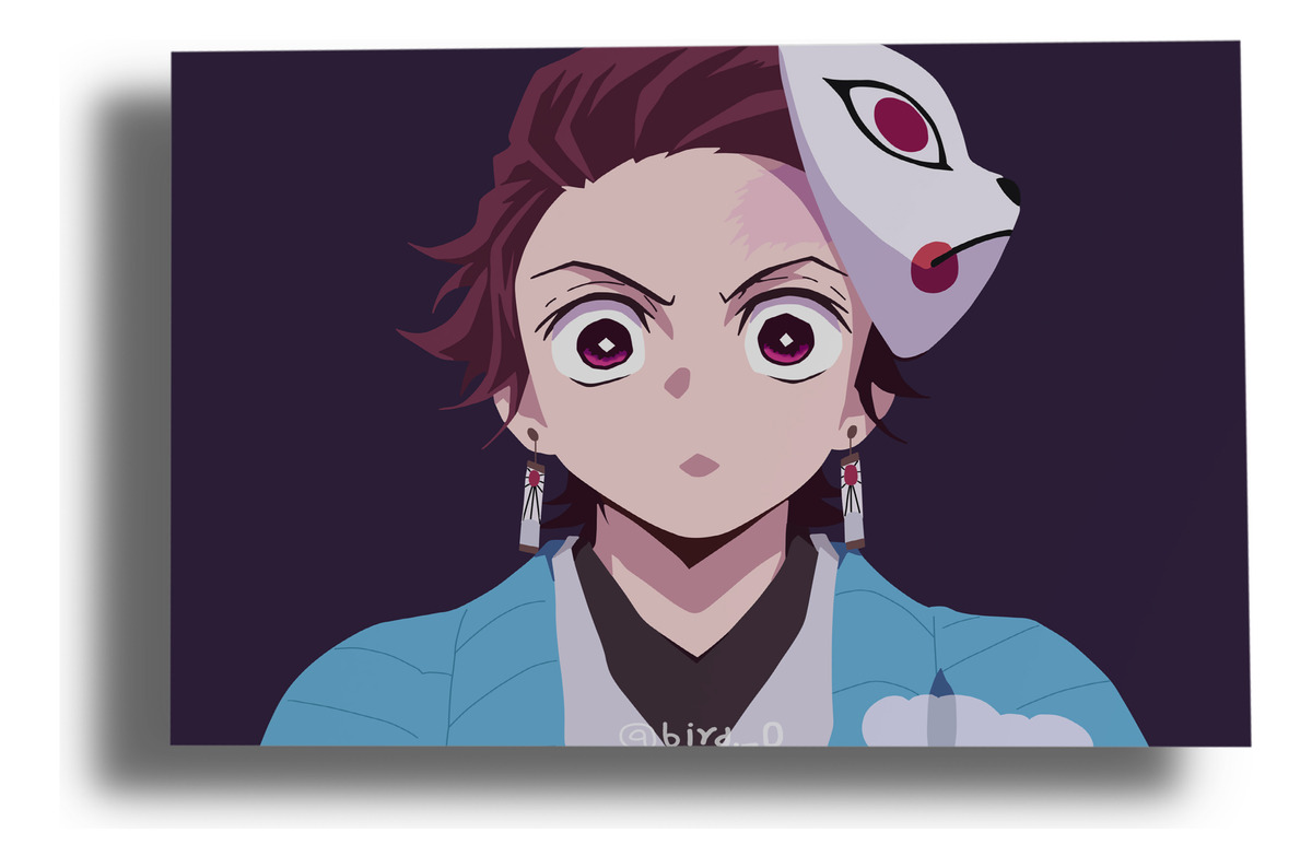 Cuadro Kimetsu No Yaiba 589 50x70 Mdf Memoestampados