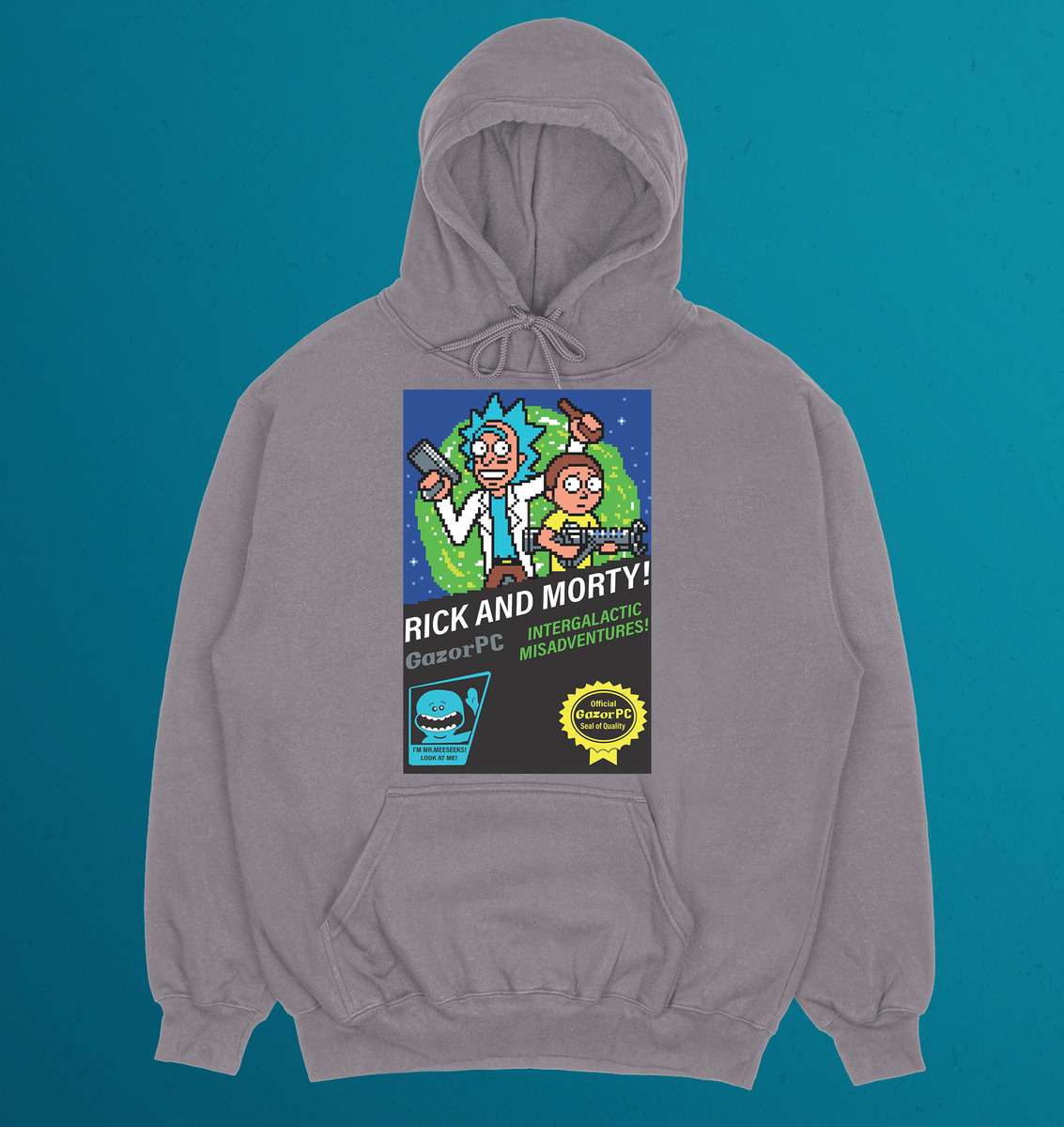 Canguro Pixel Rick Y Morty Memoestampados - Imagen 10