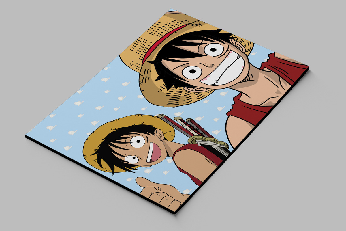 Cuadro 243 One Piece 30x40 Mdf Memoestampados - Imagen 2