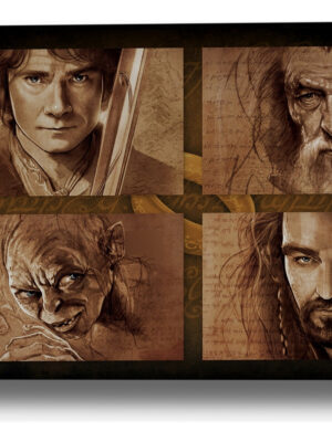 Cuadro El Hobbit 409 40x53 Mdf Memoestampados