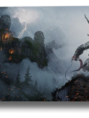 Cuadro Tomb Raider 383 50x70 Lienzo Memoestampados