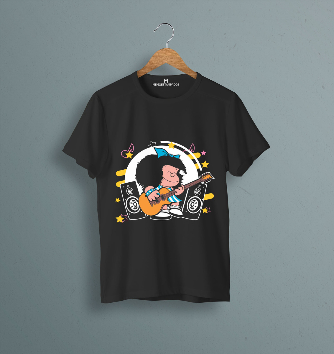 Remera: Mafalda Rock Star Memoestampados - Imagen 2