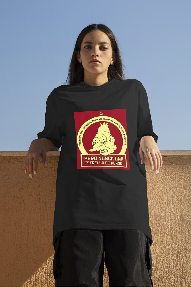 Remera: Abraham Simpson Memoestampados - Imagen 2
