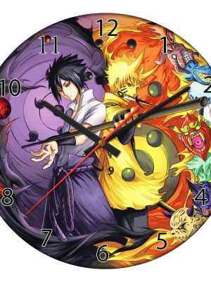 Reloj En Mdf De 3mm 40 Cm Diametro Naruto 06