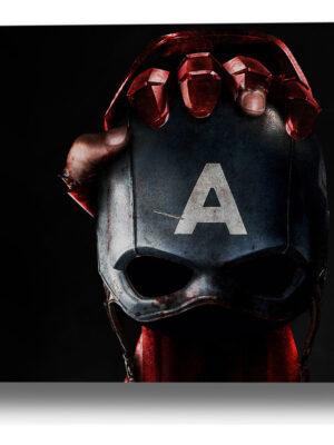 Cuadro Capitan America Civil 106 40x53 Mdf Memoestampados