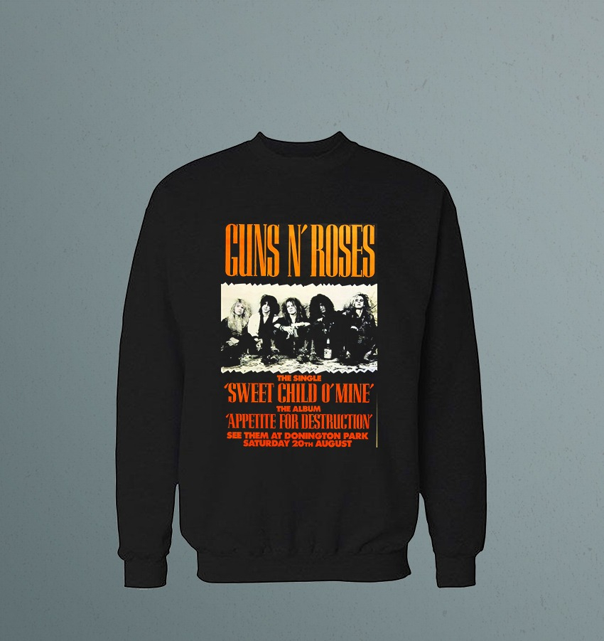 Buzo Guns Sweet Child Of Mine Memoestampados - Imagen 4