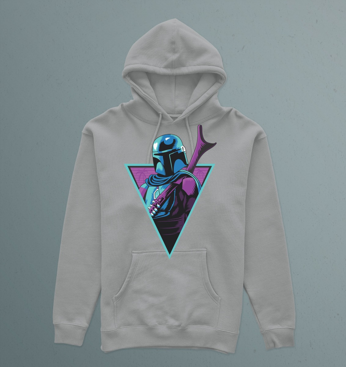 Canguro The Mandalorian Retro Neon Memoestampados - Imagen 5