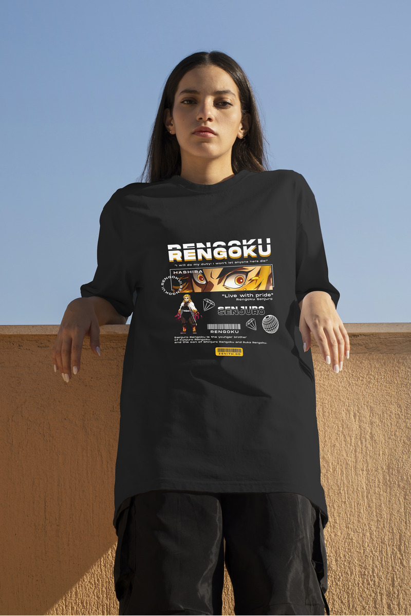 Remera: Senjuro Rengoku Memoestampados
