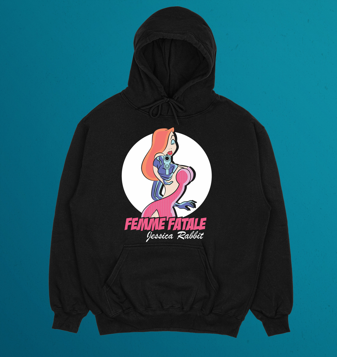 Canguro Femme Fatale Jessica Rabbit Memoestampados - Imagen 2