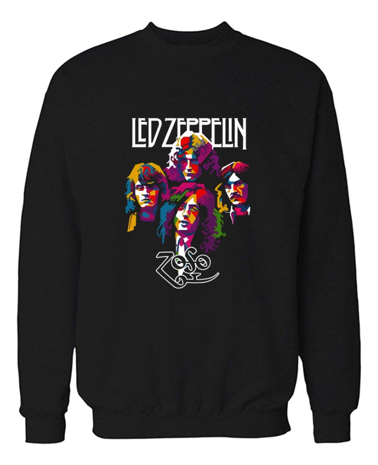 Buzo Led Zeppelin Zoso Memoestampados - Imagen 2