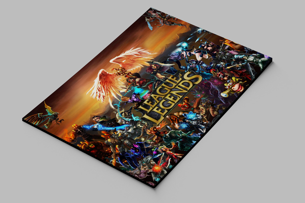 Cuadro League Of Legends 155 50x70 Mdf Memoestampados - Imagen 2