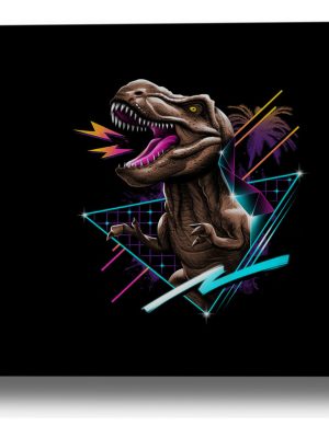 Cuadro Dinosaur Fantasy Rex 359 50x70 Mdf Memoestampados