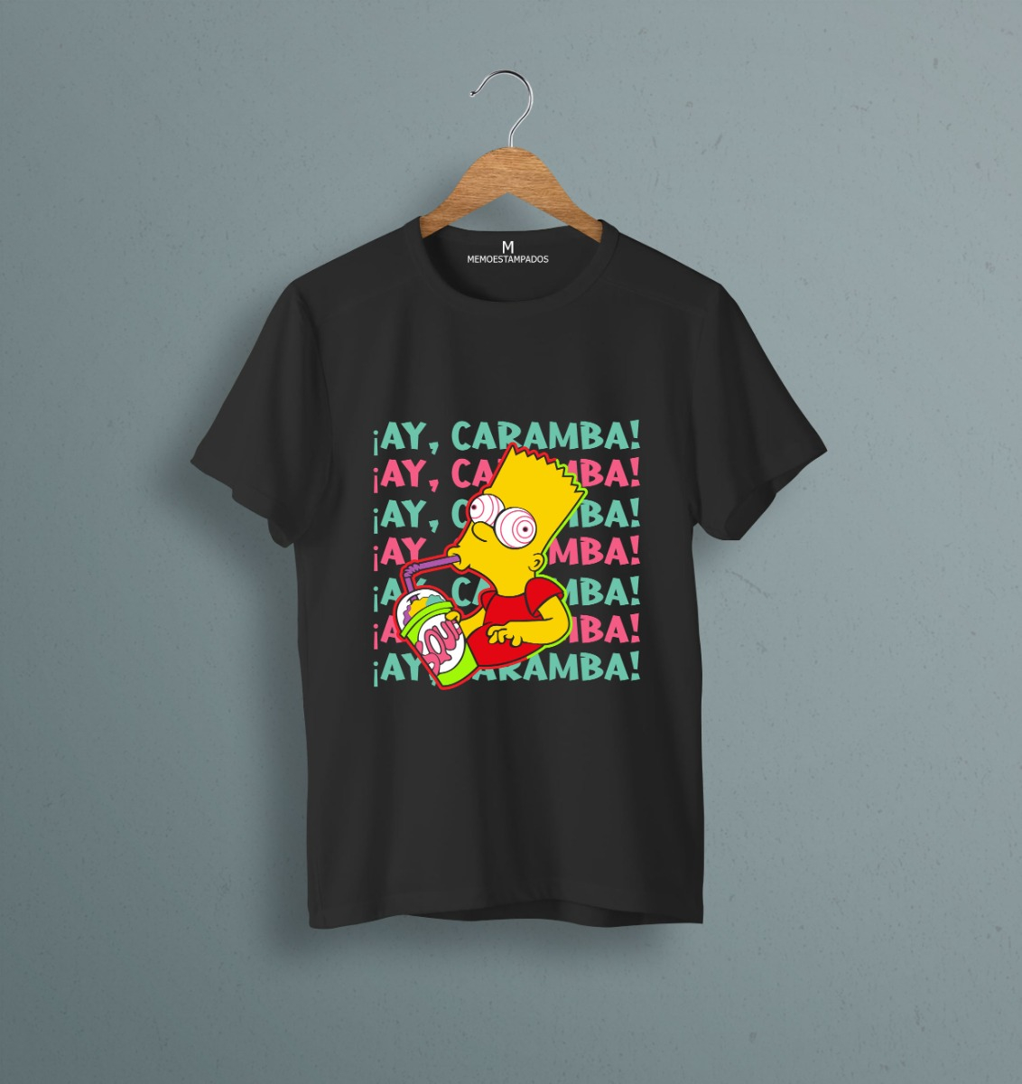 Remera: Bart Ay Caramba Memoestampados - Imagen 5