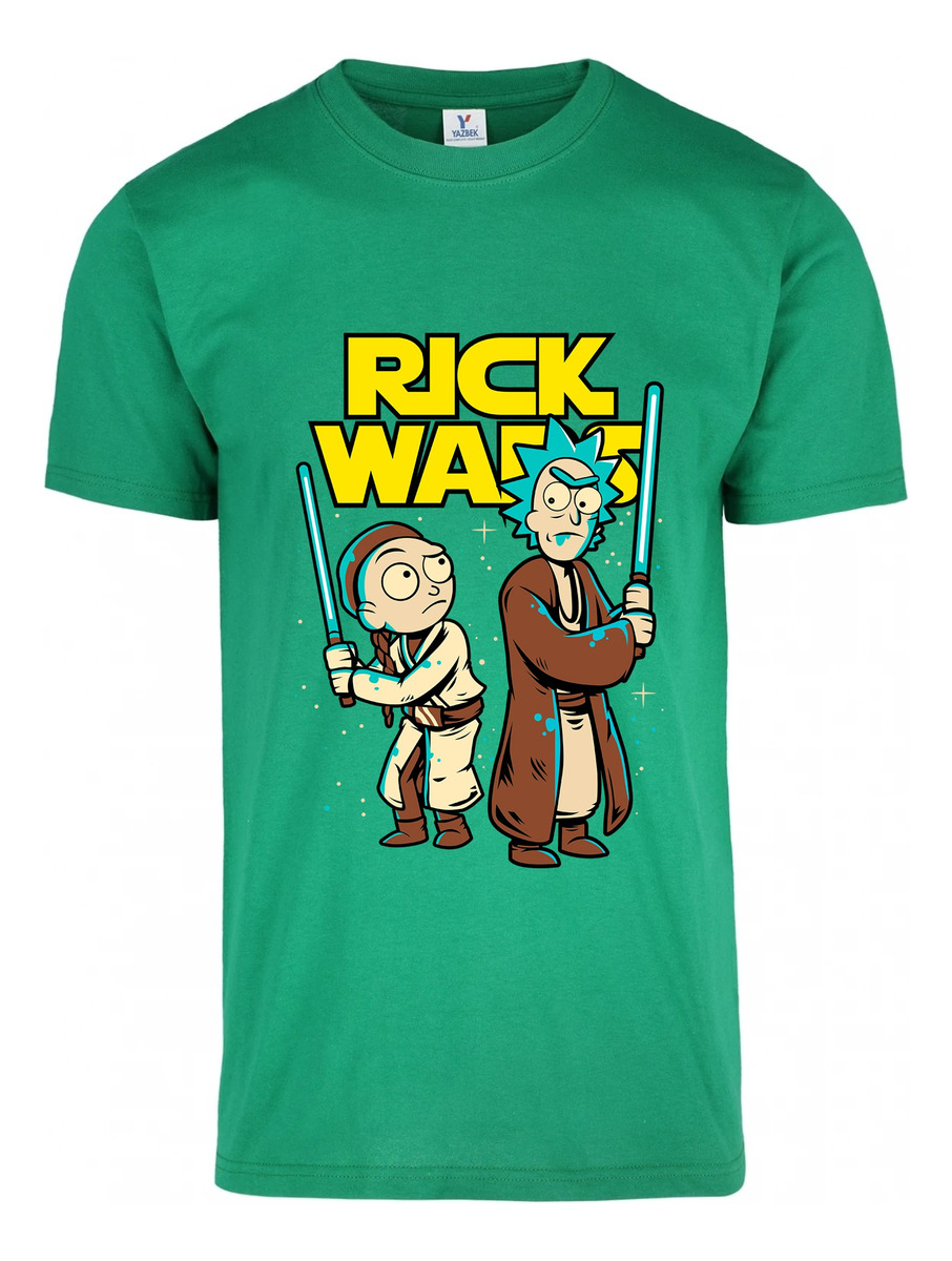 Remera: Rick Morty Star Wars Memoestampados - Imagen 20