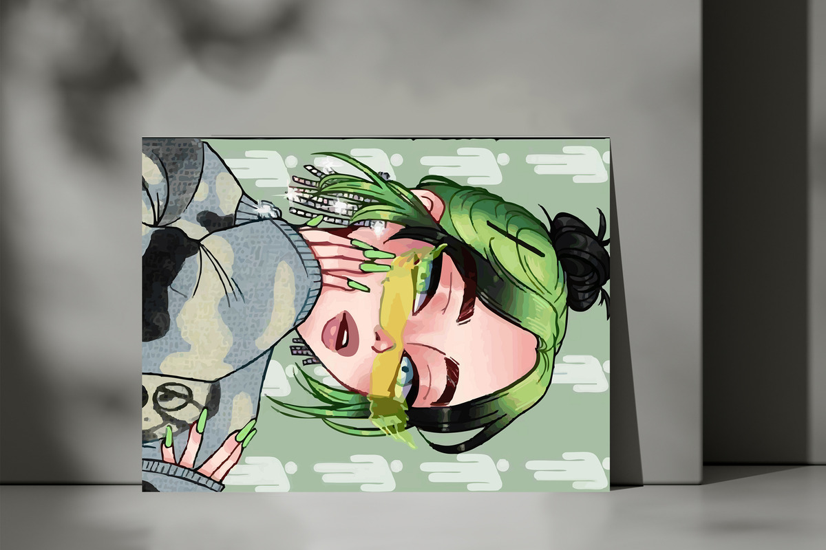 Cuadro Billie Eilish 506 70x100 Mdf Memoestampados - Imagen 3