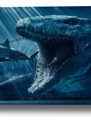 Cuadro 218 Megalodon Jurasic World 50x70 Mdf Memoestampados