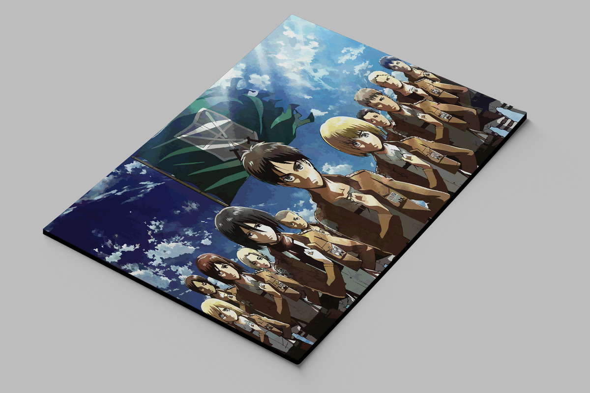 Cuadro Ataque De Titanes 574 50x70 Mdf Memoestampados - Imagen 2