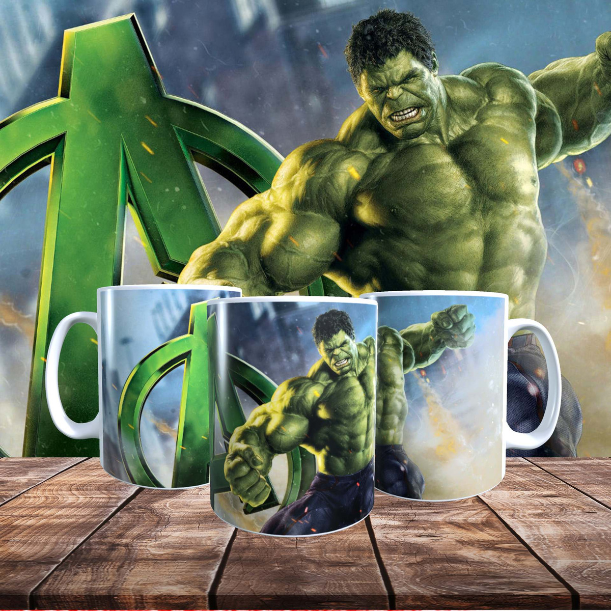 Taza Personalizada Diseño Hulk 126 - Imagen 5