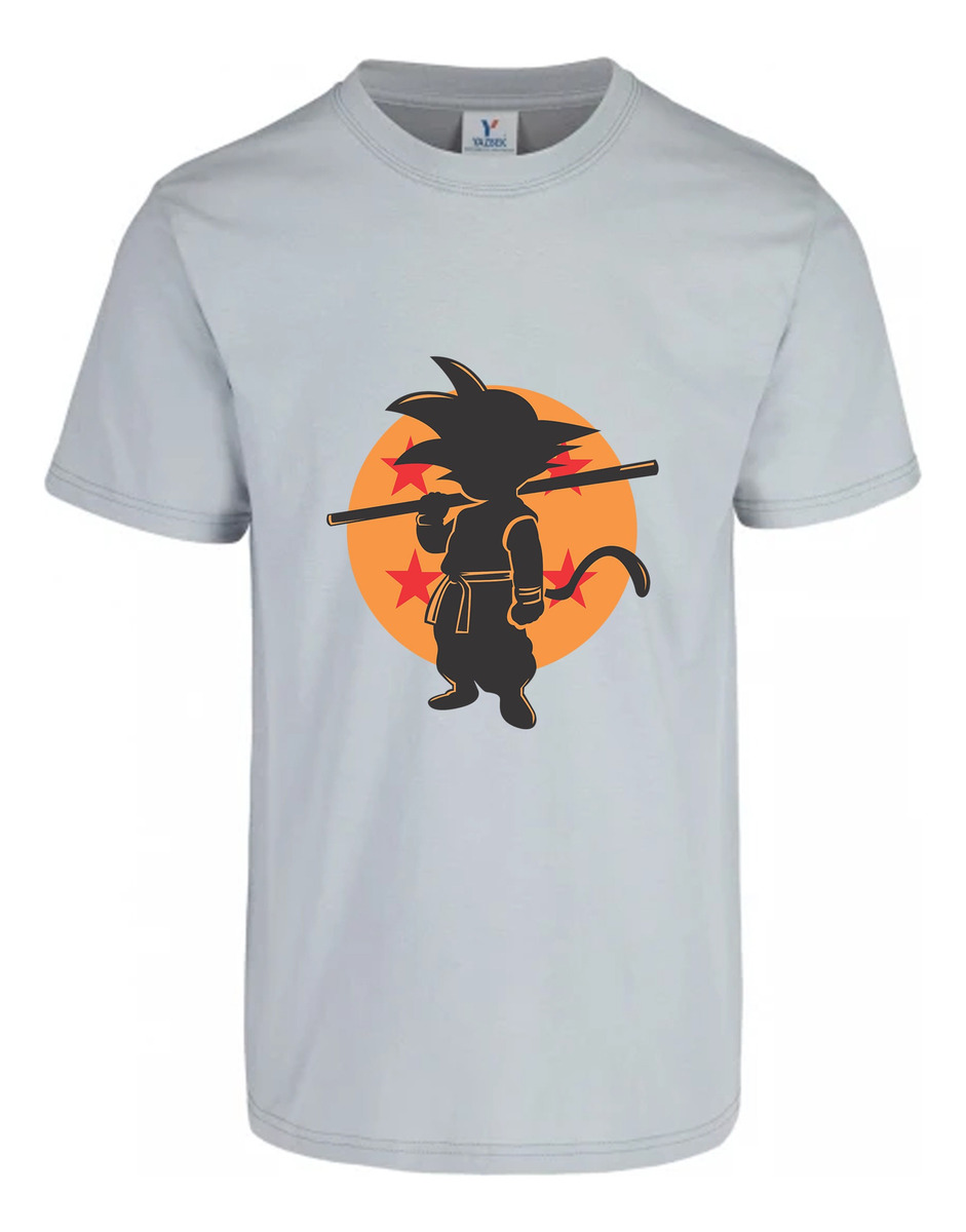 Remera: Goku Silueta 01 Memoestampados - Imagen 6