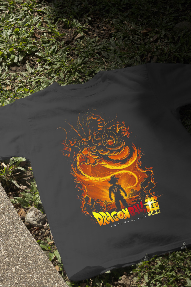 Remera: Dbz Silueta Goku Memoestampados - Imagen 3