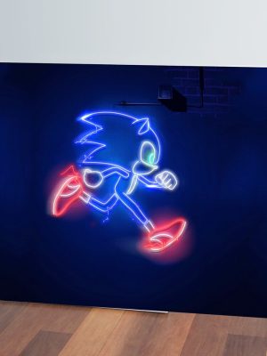 Cuadro Sonic The Hedgehog 166 40x53 Mdf Memoestampados