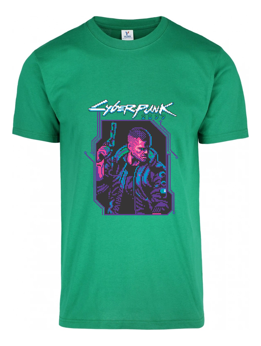 Remera: Cyberpunk 2077 Pixel Art Memoestampados - Imagen 17