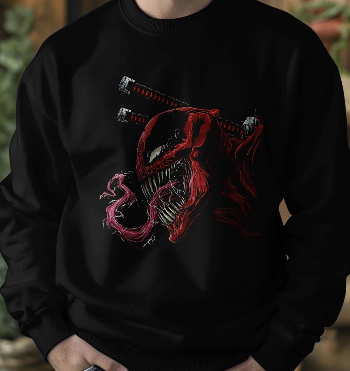 Buzo Deadpool Venom Memoestampados - Imagen 4