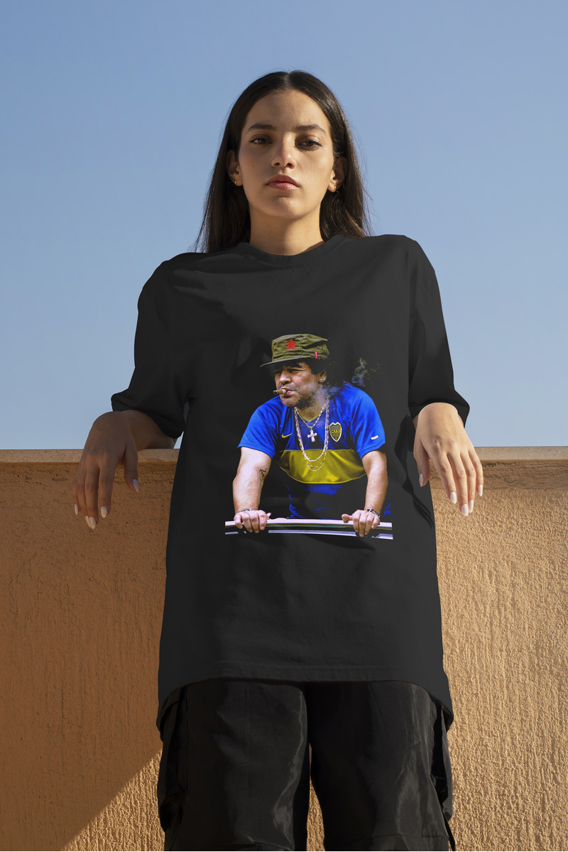 Remera: Maradona Boca Memoestampados - Imagen 4